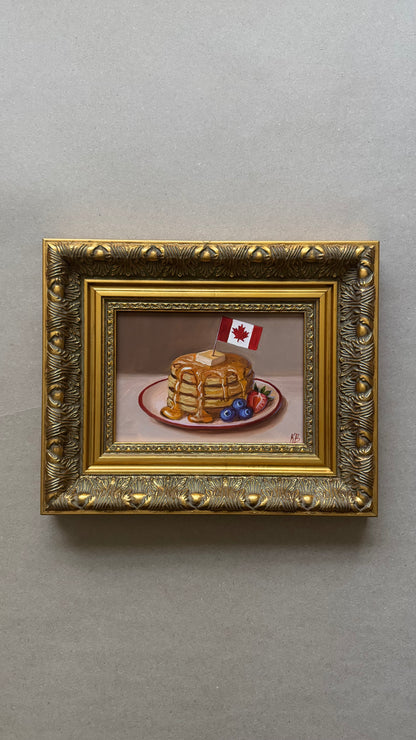 Reserved original oil painting