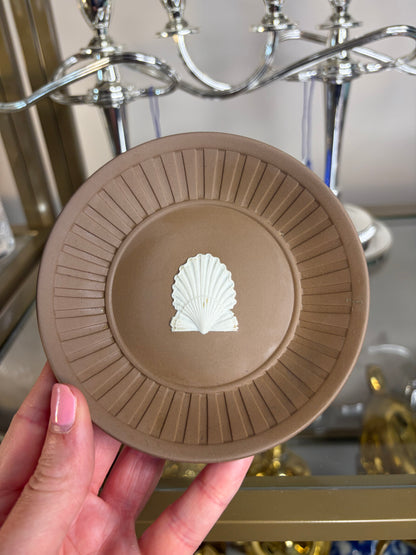 Wedgwood Taupe shell trinket dish! Two available; sold separately!