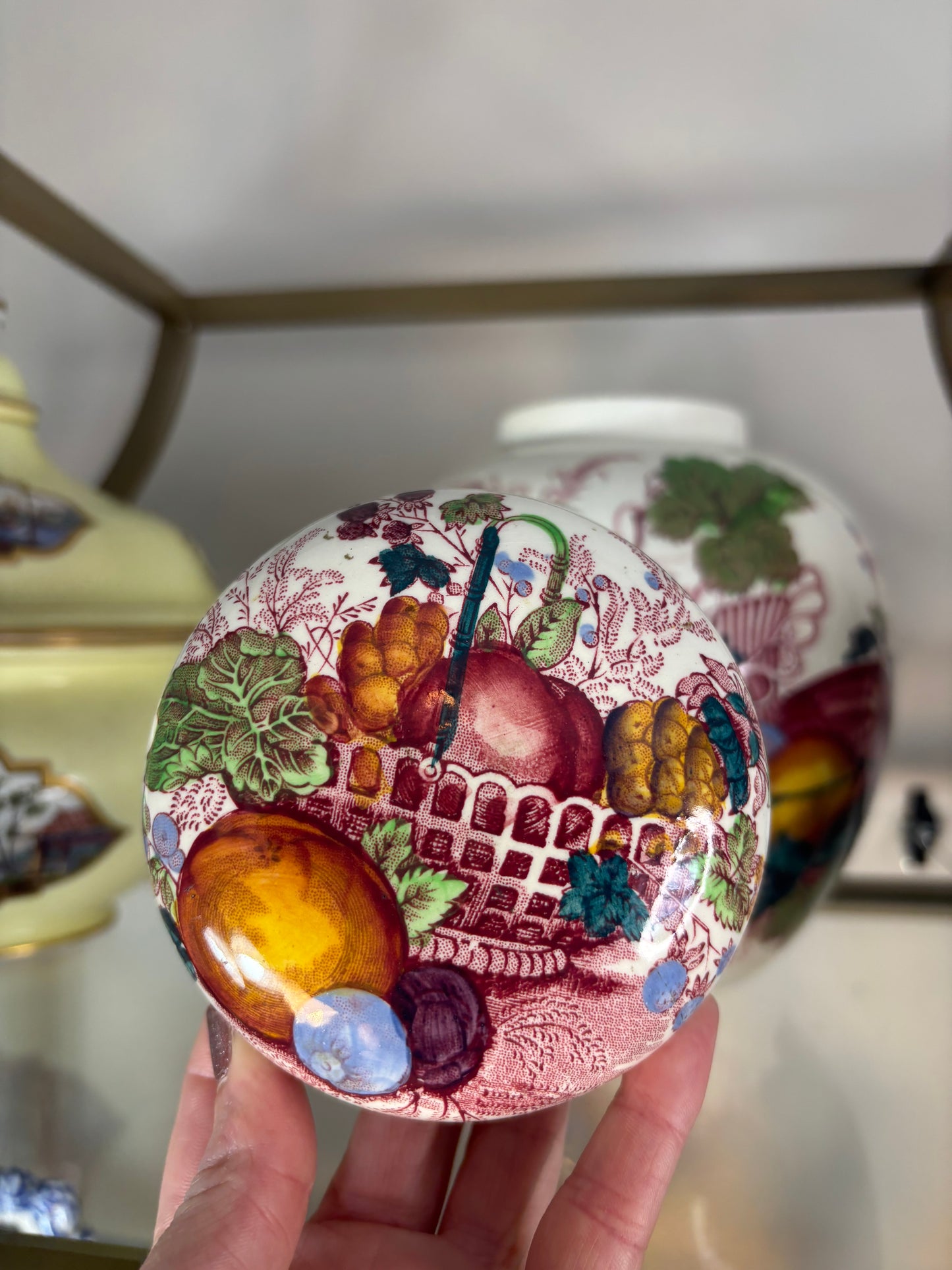 Gorgeous Mason’s ironstone lidded ginger jar!