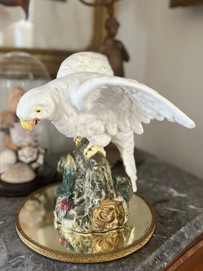 Live 08/25 Majolica Parrot Italian