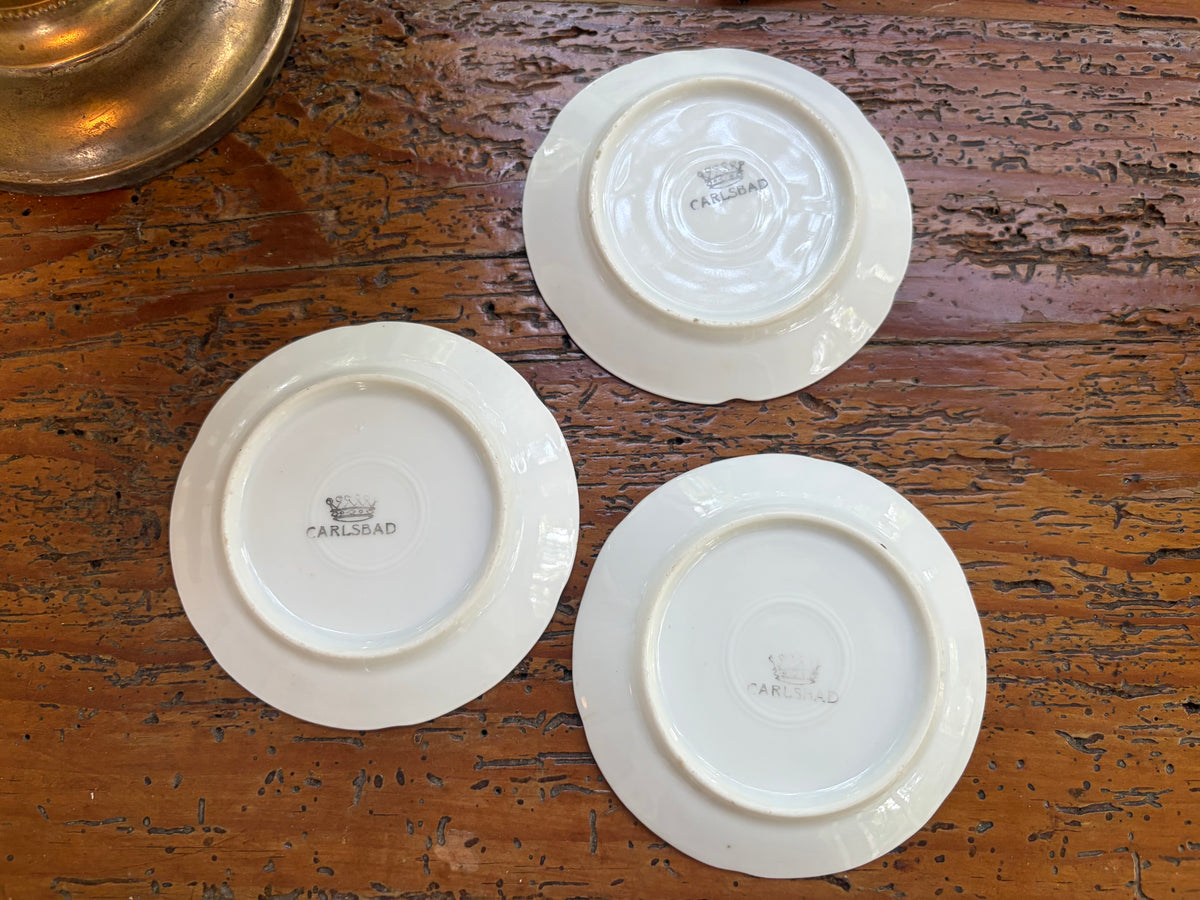Lovely floral butter pats set of 3!