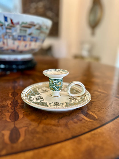 Antique Wedgwood Aesthetic Movement Chamberstick, c.1886