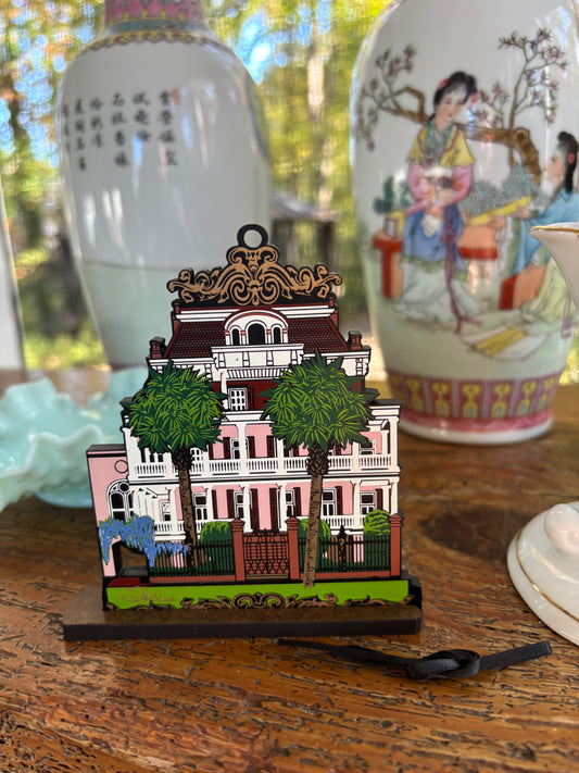Charleston wooden house by Shelia! Ornament or decoration!