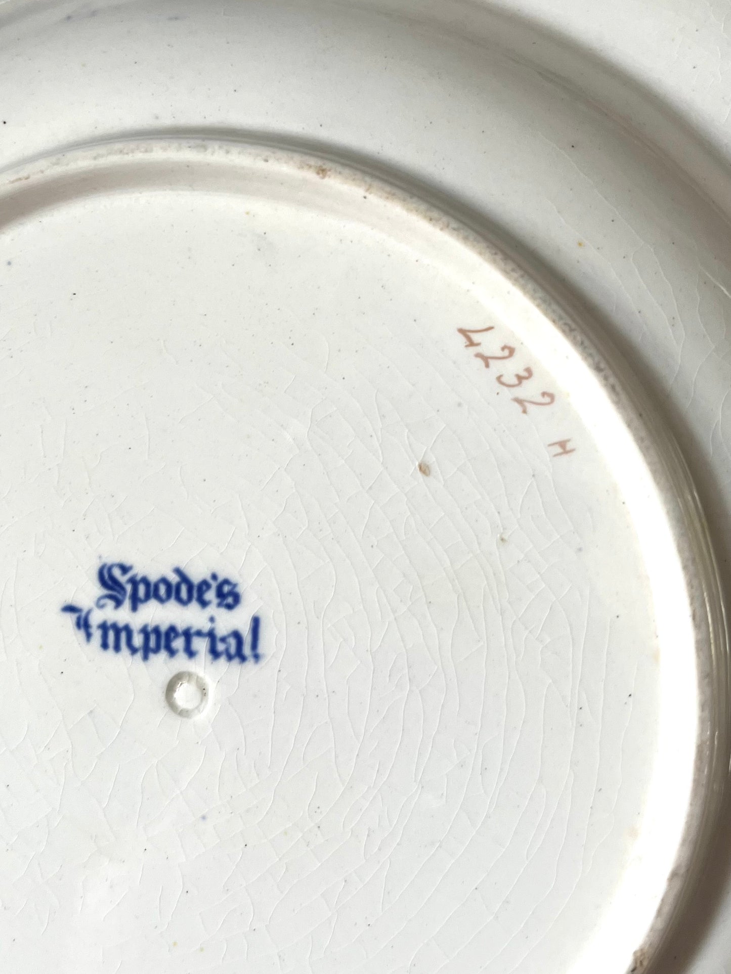 Live 09/01 Stunning Mid 19th C Set Of 8 Copeland Late Spode Imperial Dinner Plates