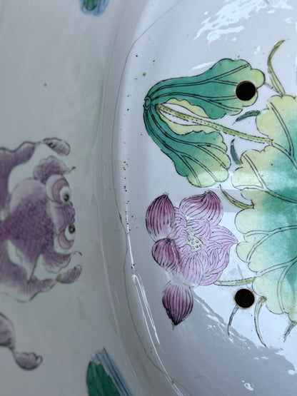 Large Tobacco Leaf Footbath - AS IS