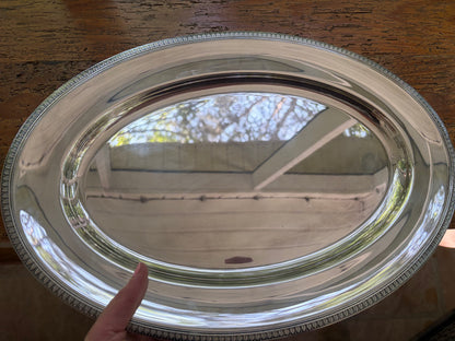 Stunning Christofle France 17.5”  Malmaison serving platter!