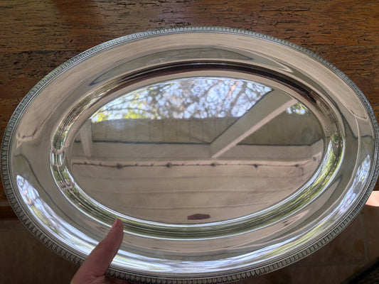 Stunning Christofle France 17.5”  Malmaison serving platter!