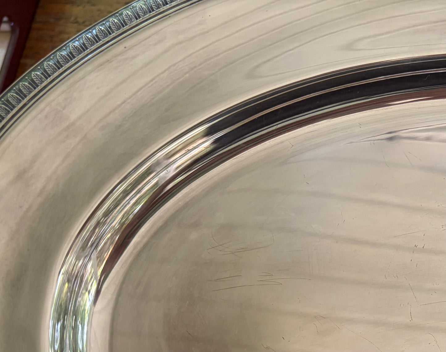 Stunning Christofle France 17.5”  Malmaison serving platter!