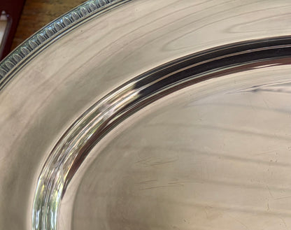 Stunning Christofle France 17.5”  Malmaison serving platter!