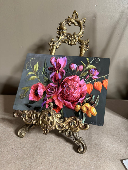 Metal tile print with original artwork