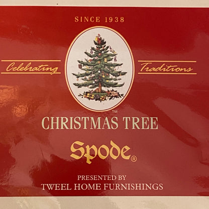 NEW & Vintage Spode Christmas Tree 70 in round table cloth