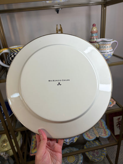 MacKenzie-Childs "Vegetable Garden" enamel charger!