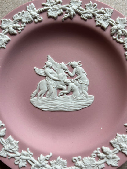 Cream pink Wedgwood 5.5” ornate dish