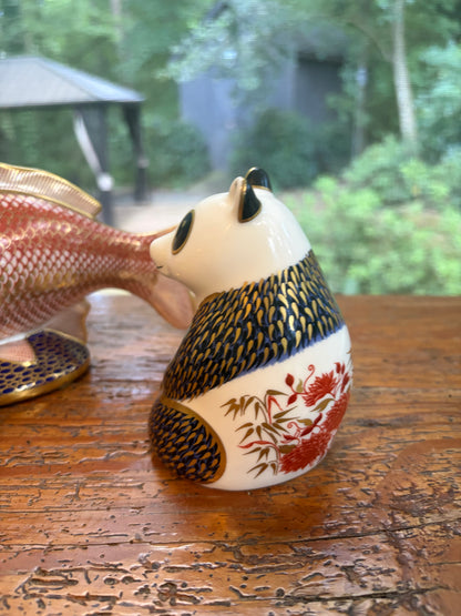 Gorgeous Royal Crown Derby Imari Panda!
