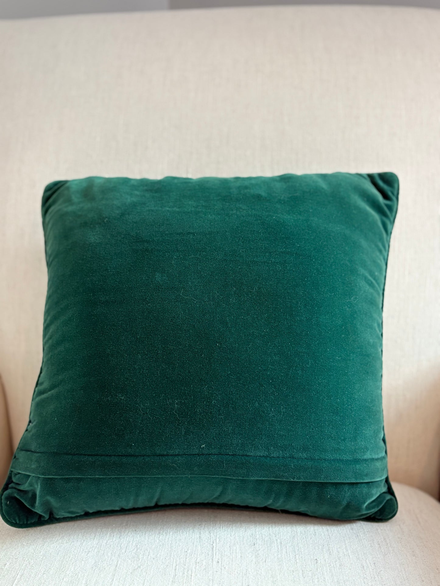 Vintage Apple Needlepoint Pillow