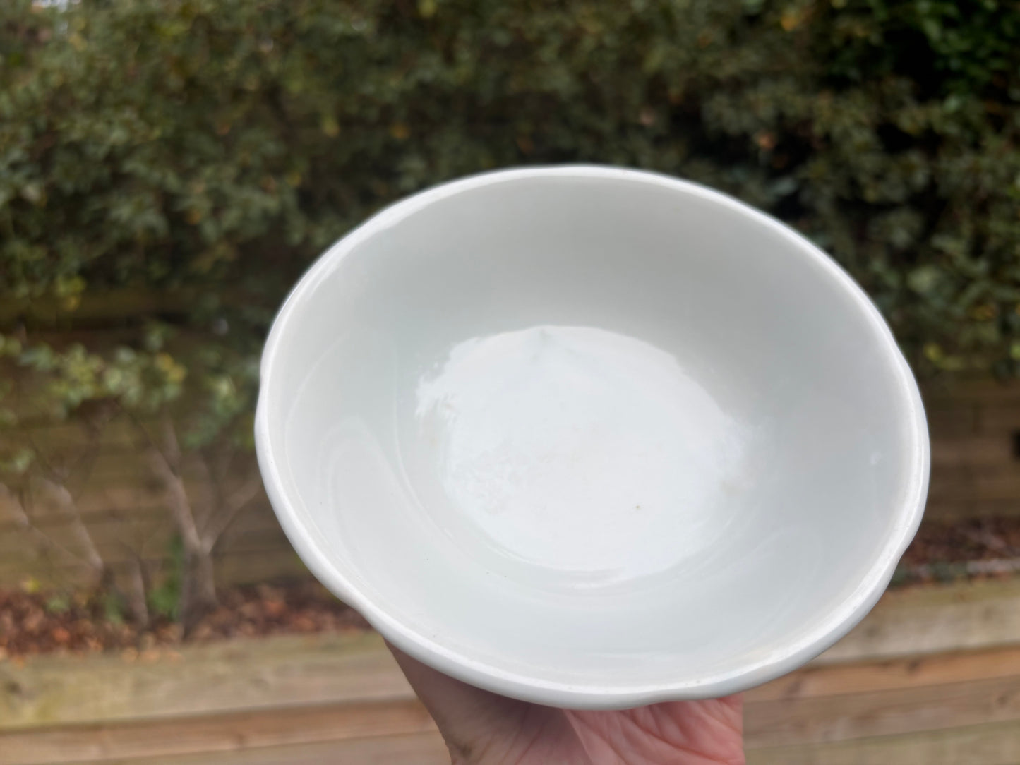 Vintage chinoiserie floral bowl!