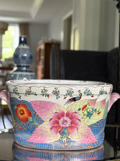 Large Tobacco Leaf Footbath - AS IS