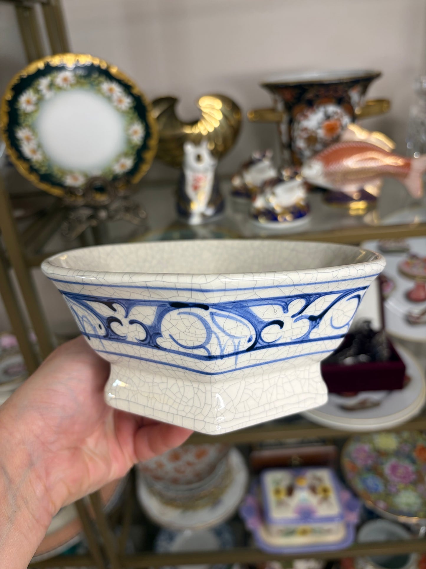 Dedham Pottery bunny bowl!