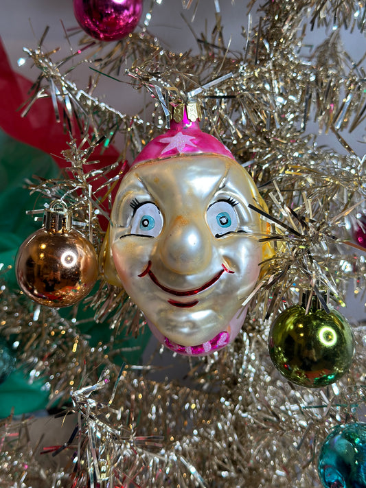 Christmas Holiday Ornament - Retired Radko Clown, 10"