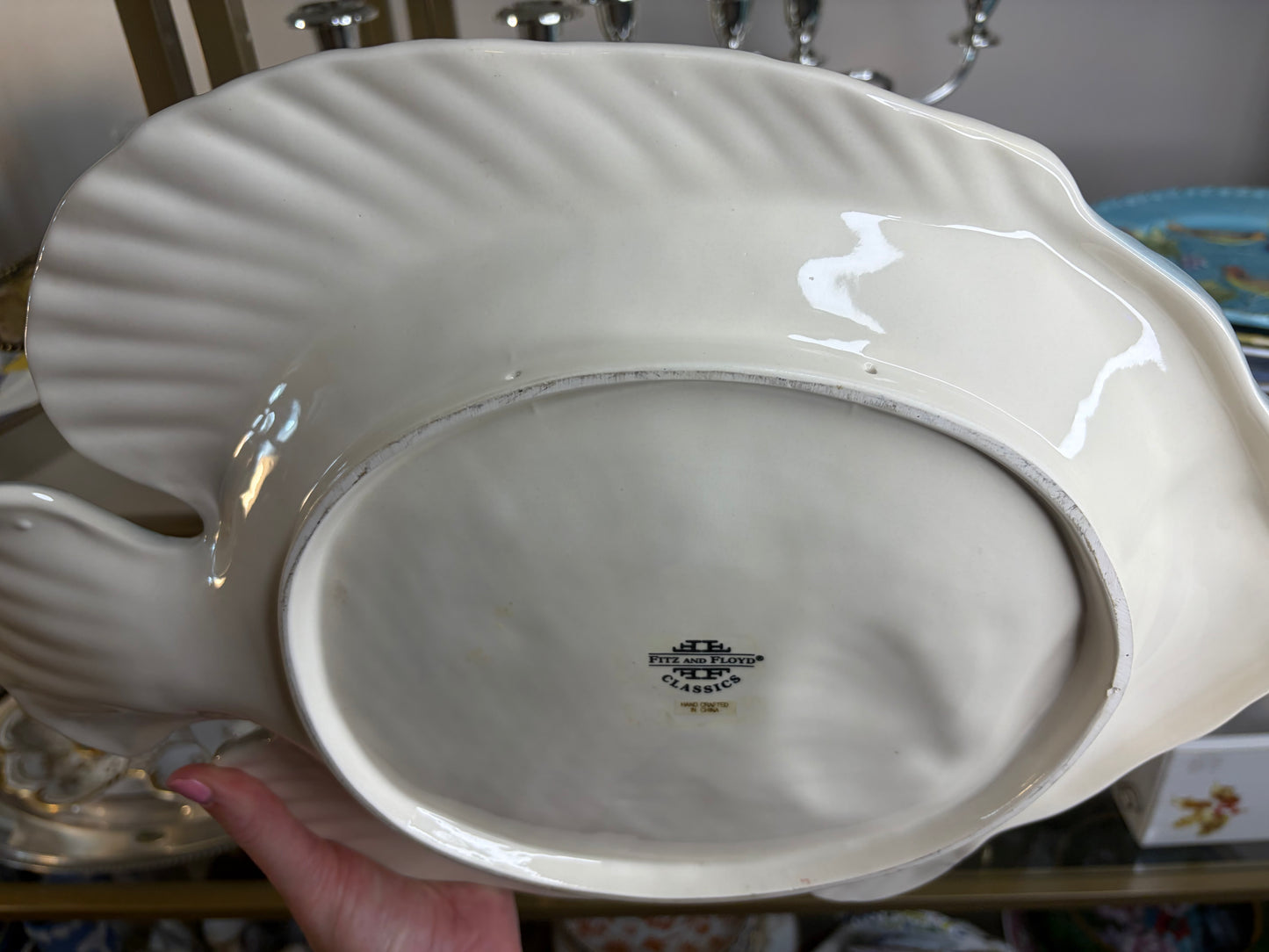 Beautiful Fitz and Floyd fish platter!