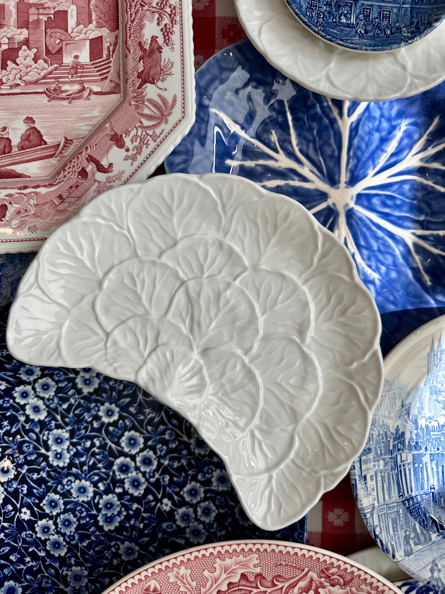 RESERVED for Tina - Coalport Countryware Crescent Salad Plates, Pair