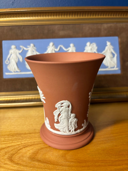 Wedgwood Jasperware terracotta vase!