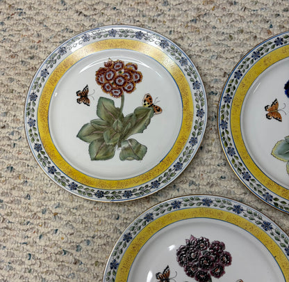 Beautiful butterflies and florals set of decorative plates! Instant plate wall!
