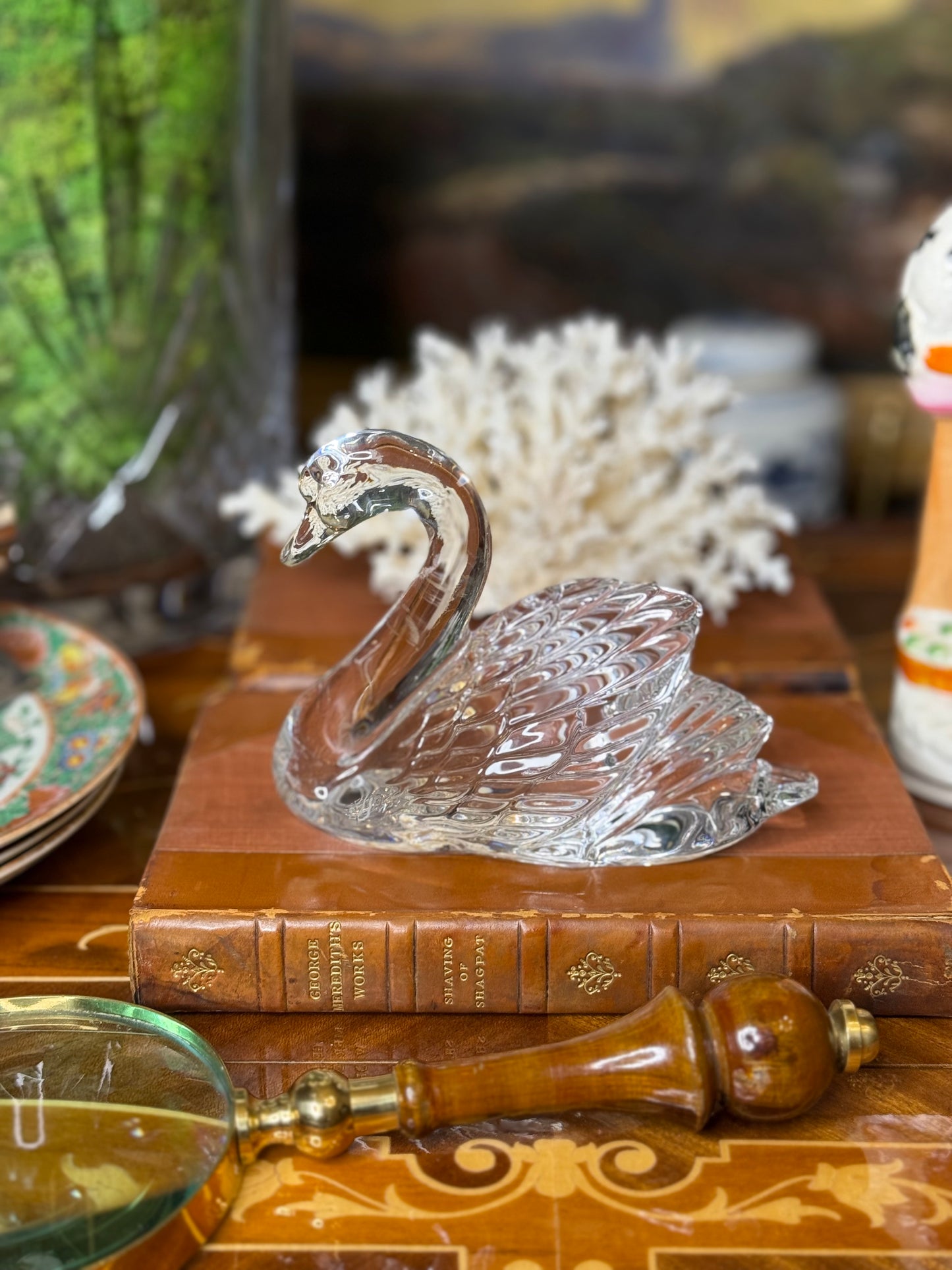 RESERVED: Maria, WATERFORD CRYSTAL SWAN 1996