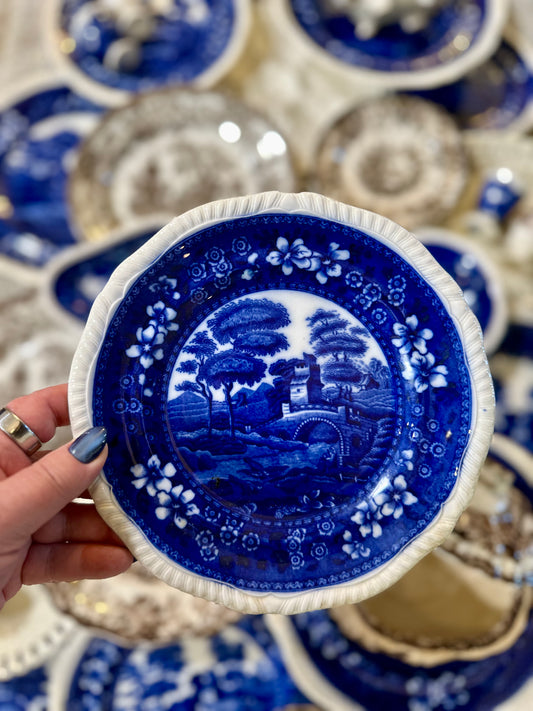 Antique Copeland Spode Tower Blue Salad Plate | March 1924