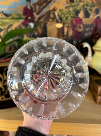 Stunning Waterford Lismore Crystal Rose Bowl!