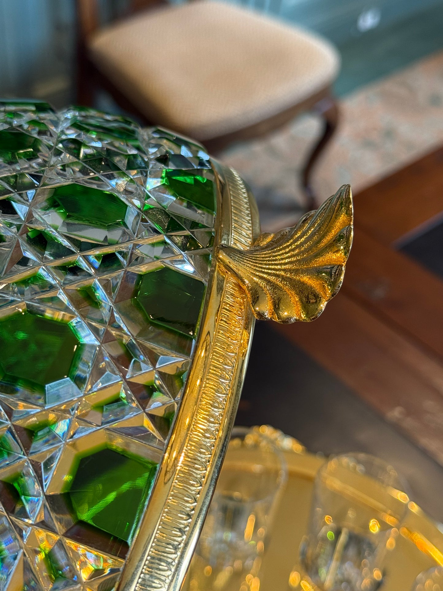 Rare 19.5” Cristal Benito French Crystal Vodka Service Set W/ Certificate of Authenticity & Appraisal | Charitable Offering