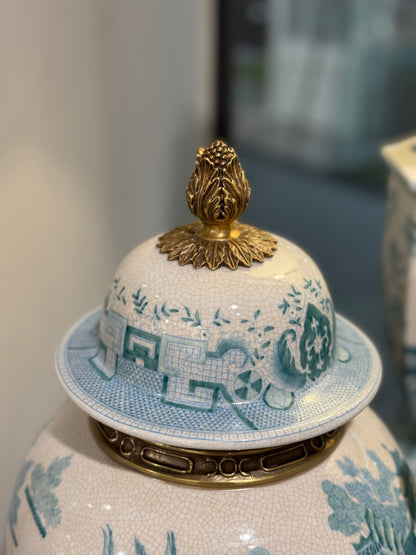 Danny's Fine Porcelain - Turquoise Willow Porcelain Collection (Sold Separately)