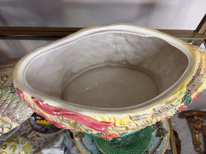 Beautiful Christmas goose tureen with ladle!