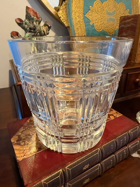 Live 12/2 Yvonne Ralph Lauren Glen Plaid Ice Bucket + Christopher Radko Charlie Dog Ornament + VB