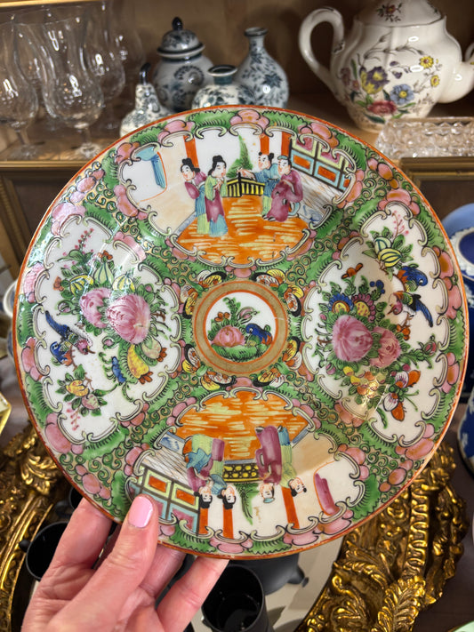 Reserved! Antique Famille Rose bowl!