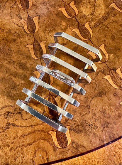 Antique Mappin & Webb Art Deco Silver-Plated Toast Rack | England, c. 1920s–1930s