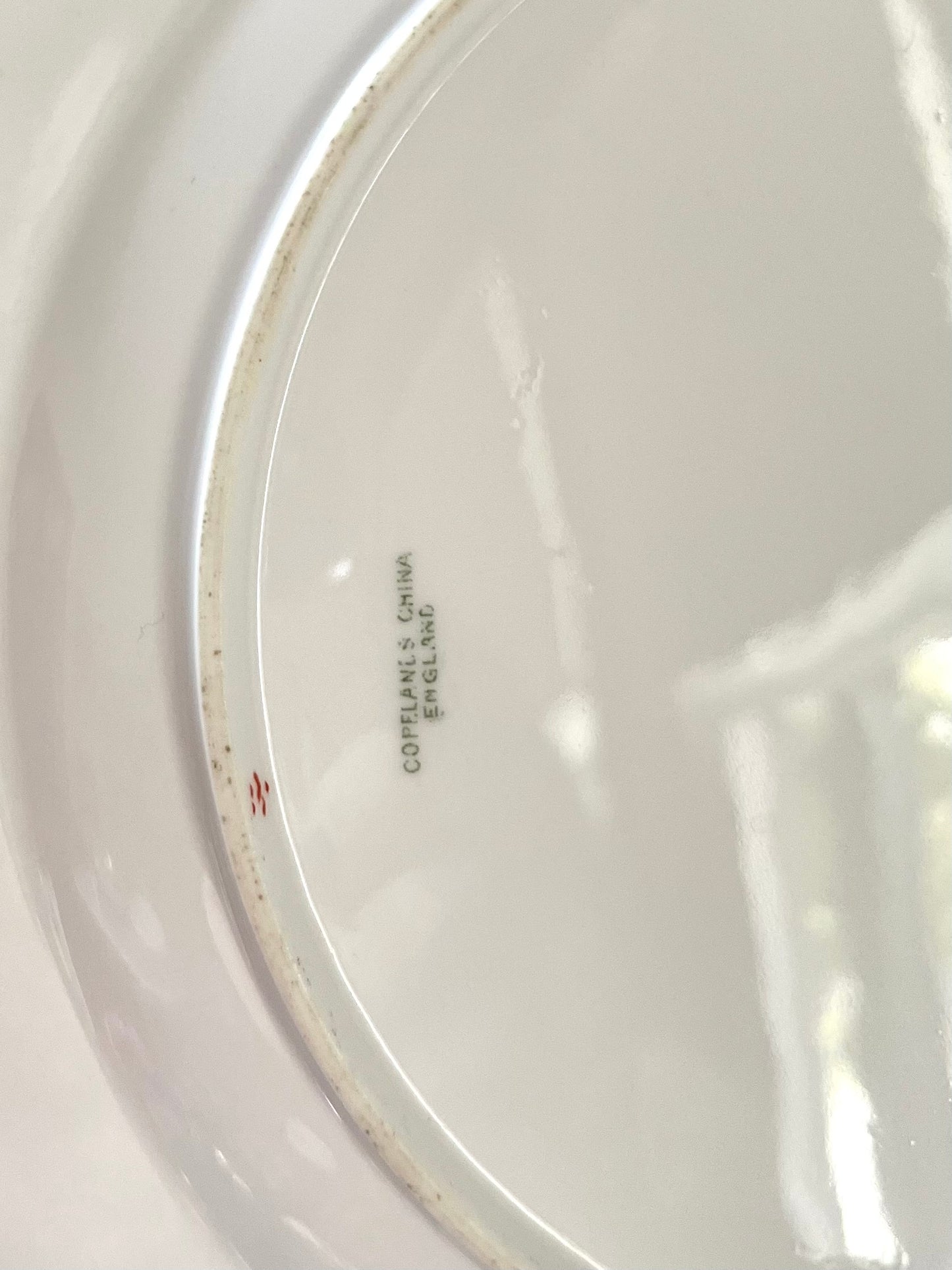RESERVED - AMYLEA- Live 08/11 Elegant Antique Set of 8 Copeland England Dinner Plates - Marked And Date Stamped Circa 1899 Outstanding Condition 10”