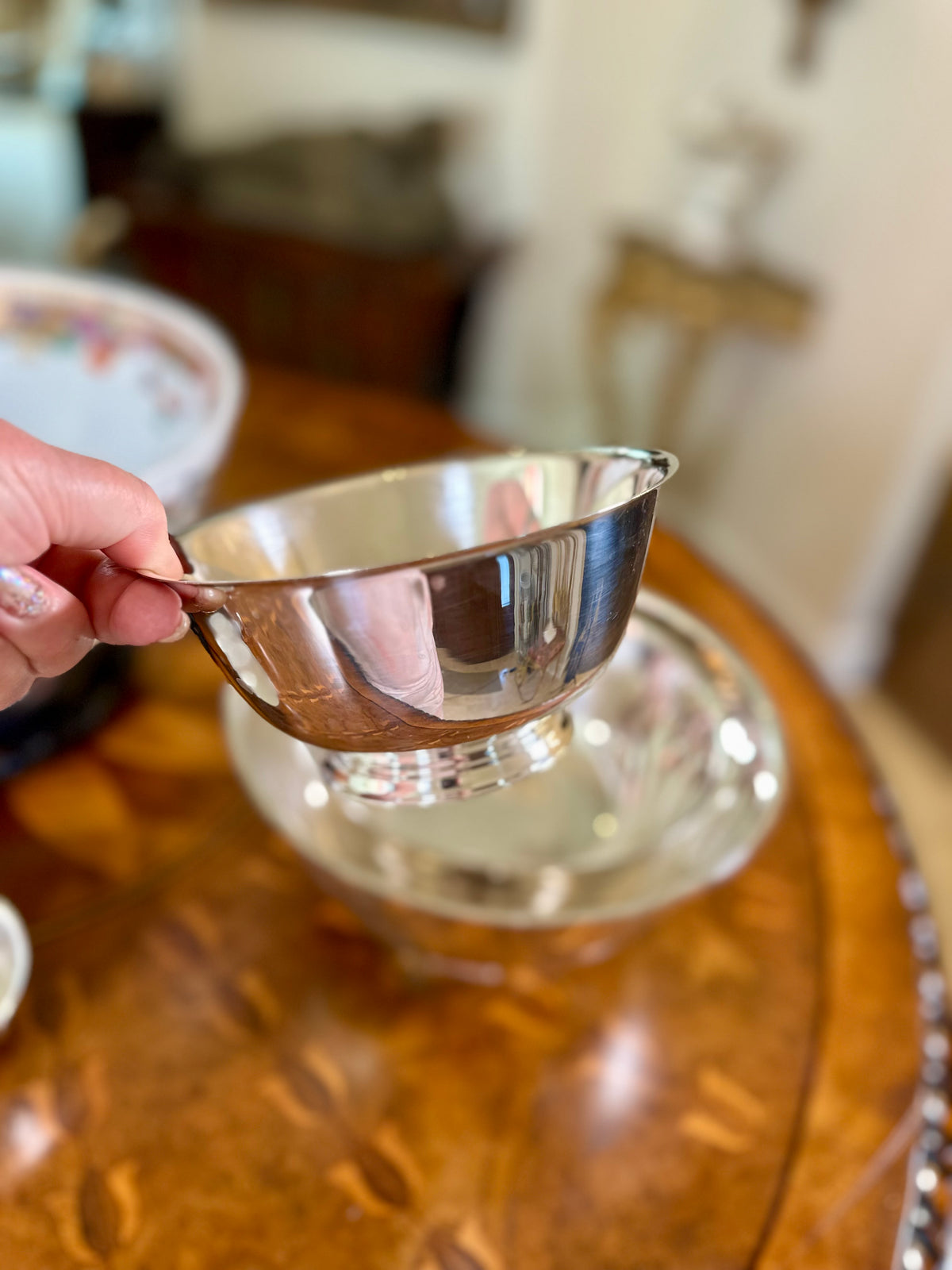 Vintage Silver-Plated Revere Bowls | Curated Nested Set of Five | Oneida & Gorham