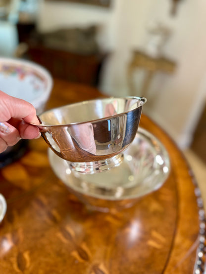 Vintage Silver-Plated Revere Bowls | Curated Nested Set of Five | Oneida & Gorham