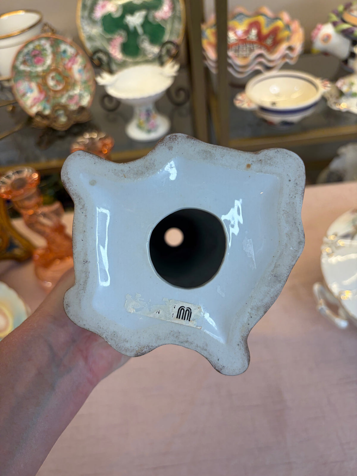 Lovely bird candleholder!