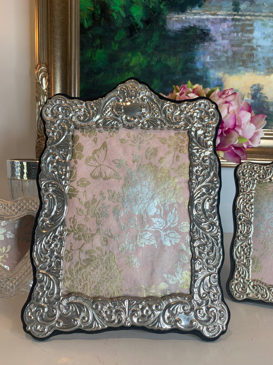 Vintage Silver Plated Ornate Frame for 5.25" x 7.25" photo