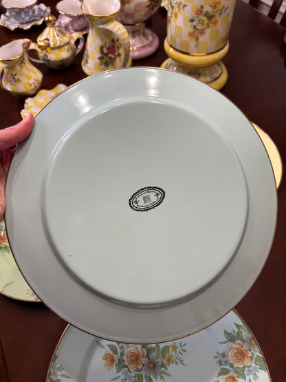 Mackenzie Childs Enamel Chargers set of 5!