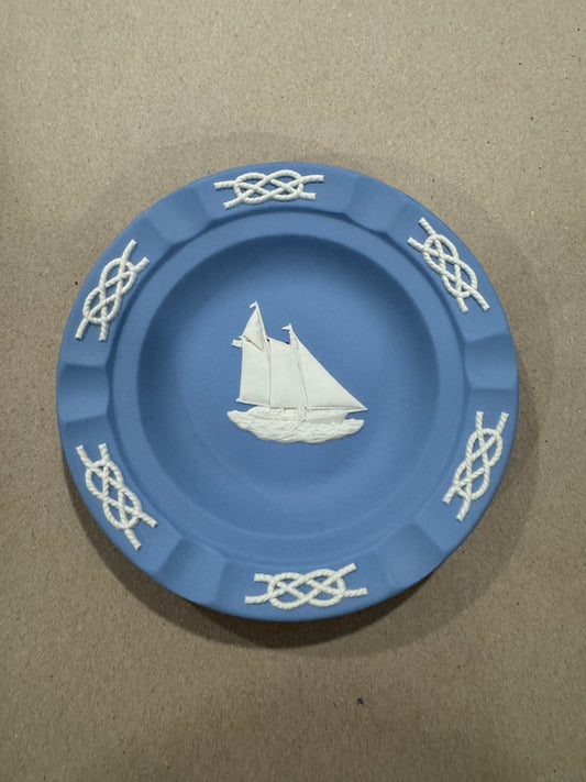 Reserved lavender Wedgwood ship plate