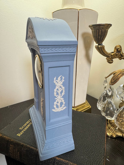 Wedgwood lavender large clock 8.5” tall