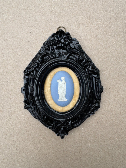 Light blue Wedgewood pendant