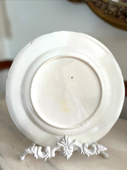 Live 09/20 Beautiful Antique French Old Paris Porcelain Five-Piece Sauce Tureen & Plate Set, c.1830–1850