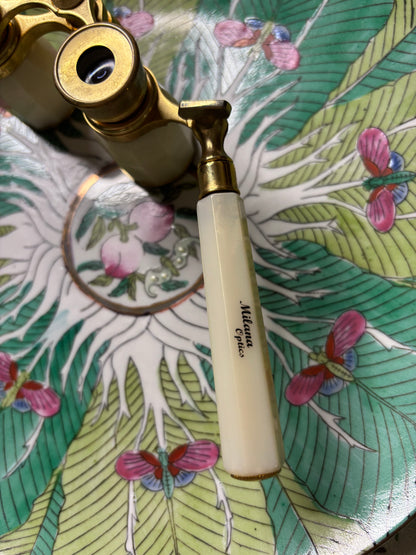 Beautiful Milana Optics Opera glasses with handle!