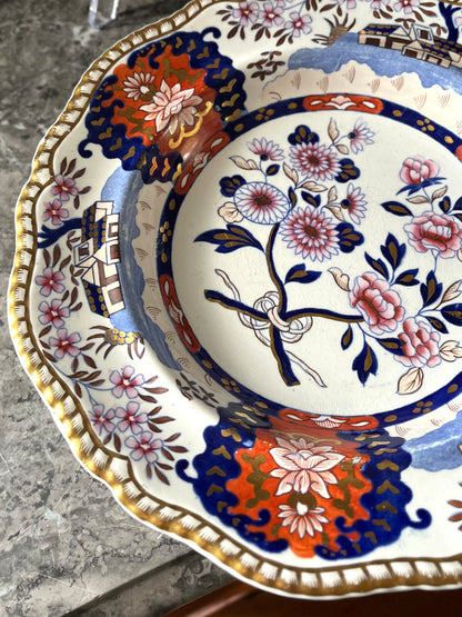 Live 09/01 Stunning Mid 19th C Set Of 8 Copeland Late Spode Imperial Dinner Plates