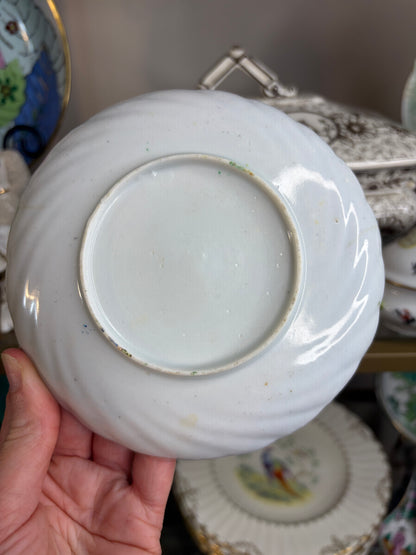 Reserved! Antique Famille Rose scalloped small plate!