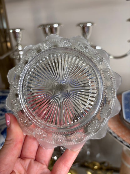 Lovely caviar serving dish with spoon!